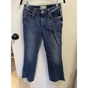 Free People Jeans Cotton Distressed Ankle W 28R